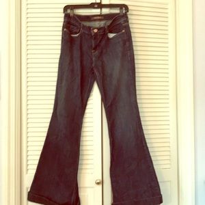 Wide leg jeans